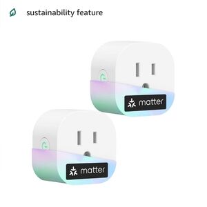 Meross Matter Smart Plug Mini 2-Pack Apple HomeKit Alexa Google WiFi Smart Outle